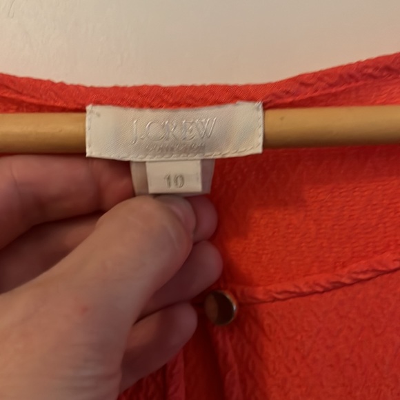 J. Crew, Size 10, Peach coloured blouse - Picture 2 of 6
